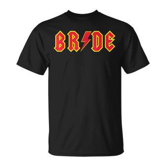 Bride Rock Music Bachelorette Party T-Shirt - Cadeauxyz