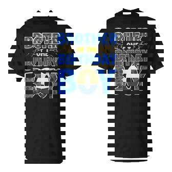 Brother Of The Birthday Boy Hedgehog Family Party Decoration T-Shirt - Seseable
