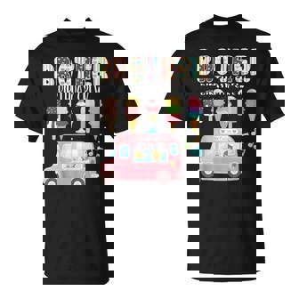 Brother Birthday Crew Ice Cream Truck Bday Ice Cream Party Camiseta unisex - Regaloses