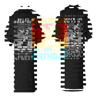 Bruh Its My Birthday Dabbing Boy For Birthday Boy T-Shirt - Seseable