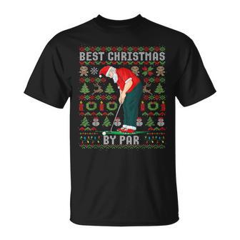 Brutto Natale Golf Babbo Natale Regalo Di Natale Maglietta - Novitaregali