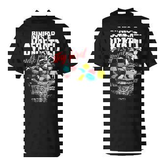Bunnies Are Overrated Stay Feral Raccoon In Eggs Basket T-Shirt | Mazezy