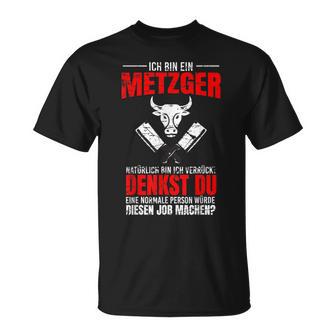 Butcher And Fleischer Sayings I Battle Motif T-Shirt - Geschenkecke