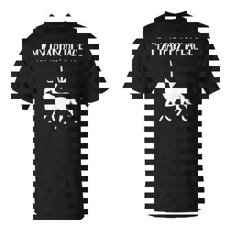 Caballo My Happy Place Equitación Ecuestre Doma Clásica Sin Mangas Camiseta unisex - Regaloses