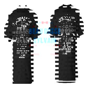 Cadeau De Noël Drôle Pour Homme Beau Gosse Sylvain Humour T-Shirt - Cadeauxyz