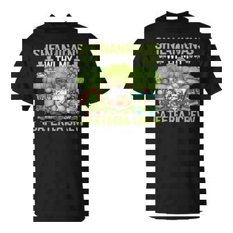 Cafeteria Crew St Patrick's Day Lunch Lady T-Shirt - Seseable