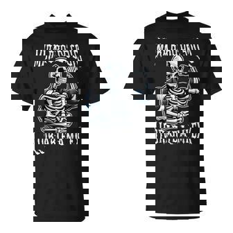 Calacas Chidas Gym Meme Mira Bro De Solo Llorarle A Mi Ex Camiseta unisex - Regaloses