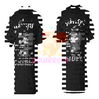 Camisa De Ardilla Para Niñas Just A Girl Who Loves Squirrels Camiseta unisex - Regaloses