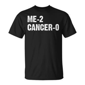 Cancer Survivor Me 2 Cancer 0 Beat Cancer Twice Camiseta unisex - Regaloses