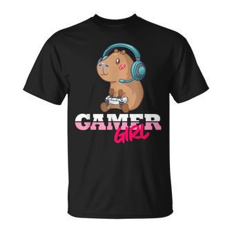 Capybara Gamer Gaming Girls' T-Shirt - Geschenkecke