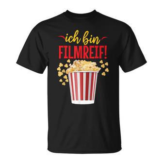 Carnival I Am Film Hoop Popcorn Fun T-Shirt - Geschenkecke