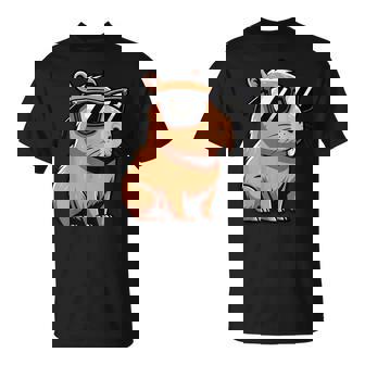 Carpincho Con Gafas De Sol Capybara Camiseta unisex - Regaloses