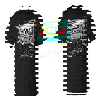 Cassette Player Mixtape Music 80Sintage Oldschool Retro S T-Shirt - Geschenkecke