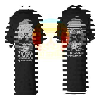 Cat Daddy Fathers Day For Cat Dad T-Shirt - Thegiftio UK