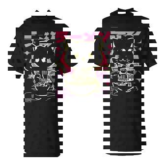 Cat Ramen Japanese Kawaii Anime For Men Women Kid T-Shirt - Monsterry