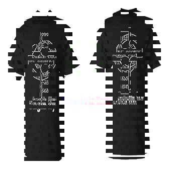 Celtic Cross Strength In Unity For Irish-American Fans T-Shirt - Monsterry