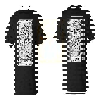 Certified Nurse Assistant Tarot Card Skeleton Cna Halloween T-Shirt - Monsterry