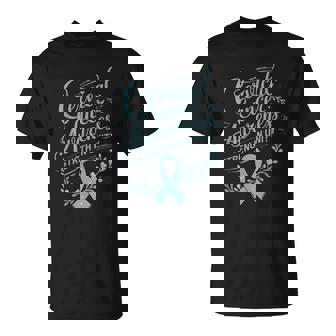 Cervical Cancer Awareness Strength In Unity Support T-Shirt - Monsterry
