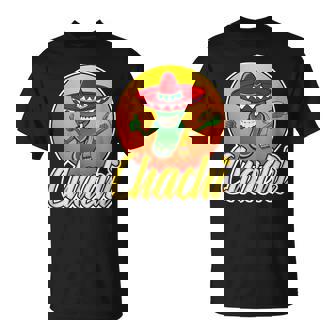 Chachi Cool Taco Chili Caractère De Dessin Animé T-Shirt - Cadeauxyz
