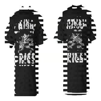 Chainsaw Princess Scary Horror Movie Halloween T-Shirt - Monsterry