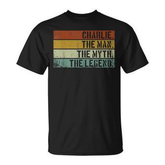 Charlie El Hombre El Mito La Leyenda Camiseta unisex - Regaloses