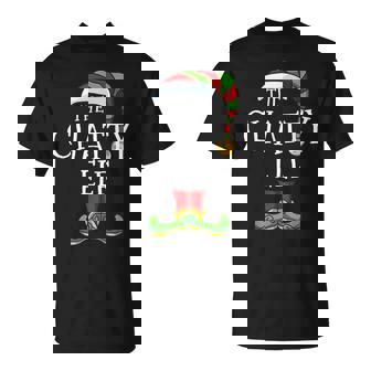 Chatty Elf Talkative Family Matching Christmas Group T-Shirt - Monsterry