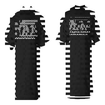 Checkered Mama Black White Mother's Day T-Shirt - Thegiftio UK