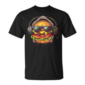 Cheeseburger With Sunglasses I Cheeseburger T-Shirt - Geschenkecke