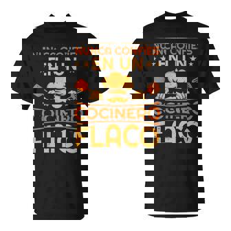 Chef Cocinero Nunca Confíes En Un Cocinero Flaco Camiseta unisex - Regaloses