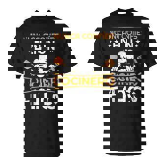 Chef Nunca Confíes En Un Cocinero Flaco Cocinero Camiseta unisex - Regaloses