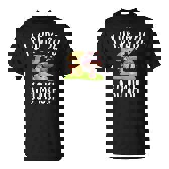Chemise Humoristique En Forme De Champignon Avec Inscription I Love You So Mush T-Shirt - Cadeauxyz