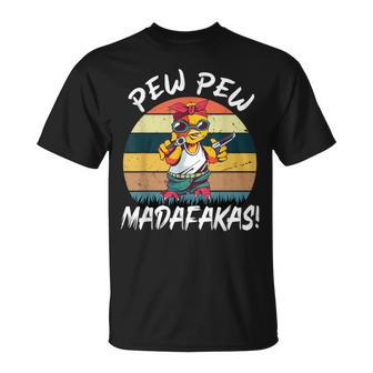 Chick Pew Pew Madafakas intage Crazy Chick S T-Shirt - Geschenkecke