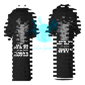 Chico Amante De Los Ajolotes Salamandra Mexicana Axolotl Camiseta unisex - Regaloses