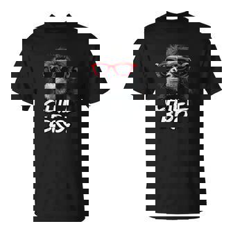 Chill Bro Monkey With Sunglasses Gamer Chiller S T-Shirt - Geschenkecke