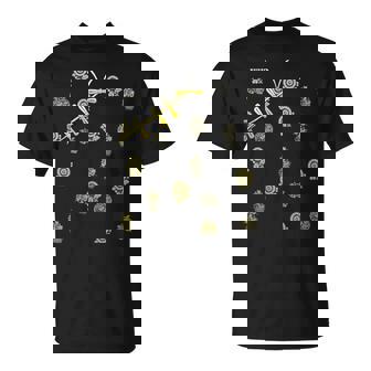 Chinese New Year Costume Calligraphy Flower Flowers T-Shirt - Monsterry