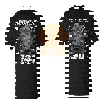 Chocolate Lab Mama Mother's Day Mum T-Shirt - Seseable