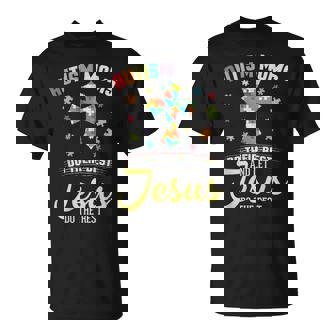 Christian Autism Moms Do Their Best Let Jesus Do The Rest T-Shirt | Seseable UK