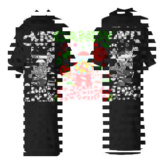 Christmas Candy Cane Candy Crew Sweetie Candy Land Kids T-Shirt - Monsterry