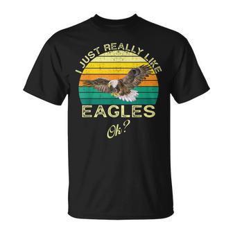 Citation Amusante En Forme D'aigle Avec Motifintage T-Shirt - Cadeauxyz