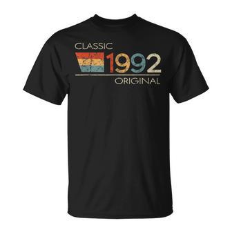 Classic 1992 Originalintage Birthday Est Edición 1992 Camiseta unisex - Regaloses