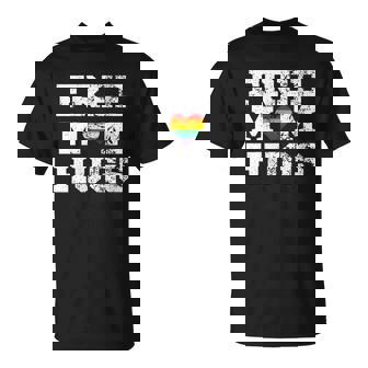 Classic Free Mom Hugs Free Mom Hugs Rainbow Gay Pride T-Shirt - Monsterry