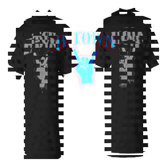 Classic Houston H-Town Hand Sign For Sport Fans Of Houston T-Shirt - Monsterry