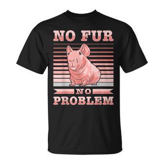Cobaya Sin Pelo Dueño De Cobayas Flaco Dueño Cavy Roedor Mascota Camiseta unisex - Regaloses