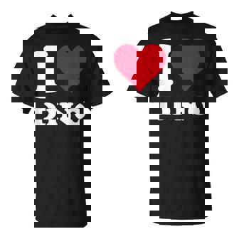 Cœur Rouge I Love Dino T-Shirt - Cadeauxyz