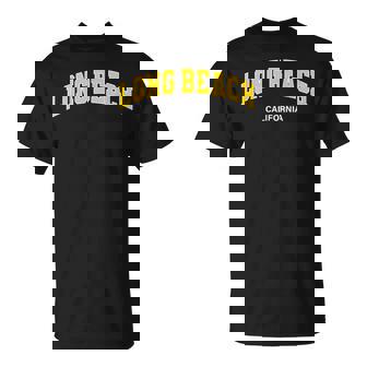 College Américain Long Beach California T-Shirt - Cadeauxyz
