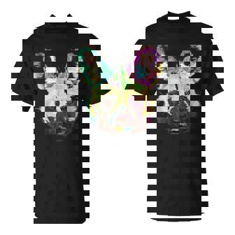 Colorful Splash African Wild Dog T-Shirt - Monsterry