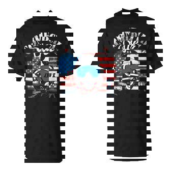 Commercial Diver American Flag Deep Sea Diving Scuba Dive Premium T-Shirt - Monsterry