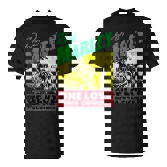 Concert Officiel Bob Marley One Love Peace T-Shirt - Cadeauxyz