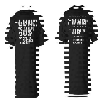 Condado De Fluvannairginia Estados Unidos Estados Unidos Camiseta unisex - Regaloses