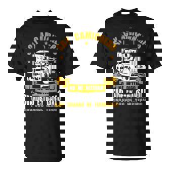 Conductor De Camión Grande Semirremolque Conductor Camiseta unisex - Regaloses